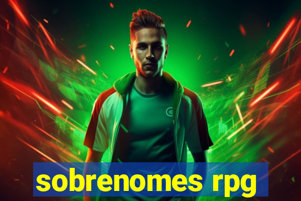 sobrenomes rpg
